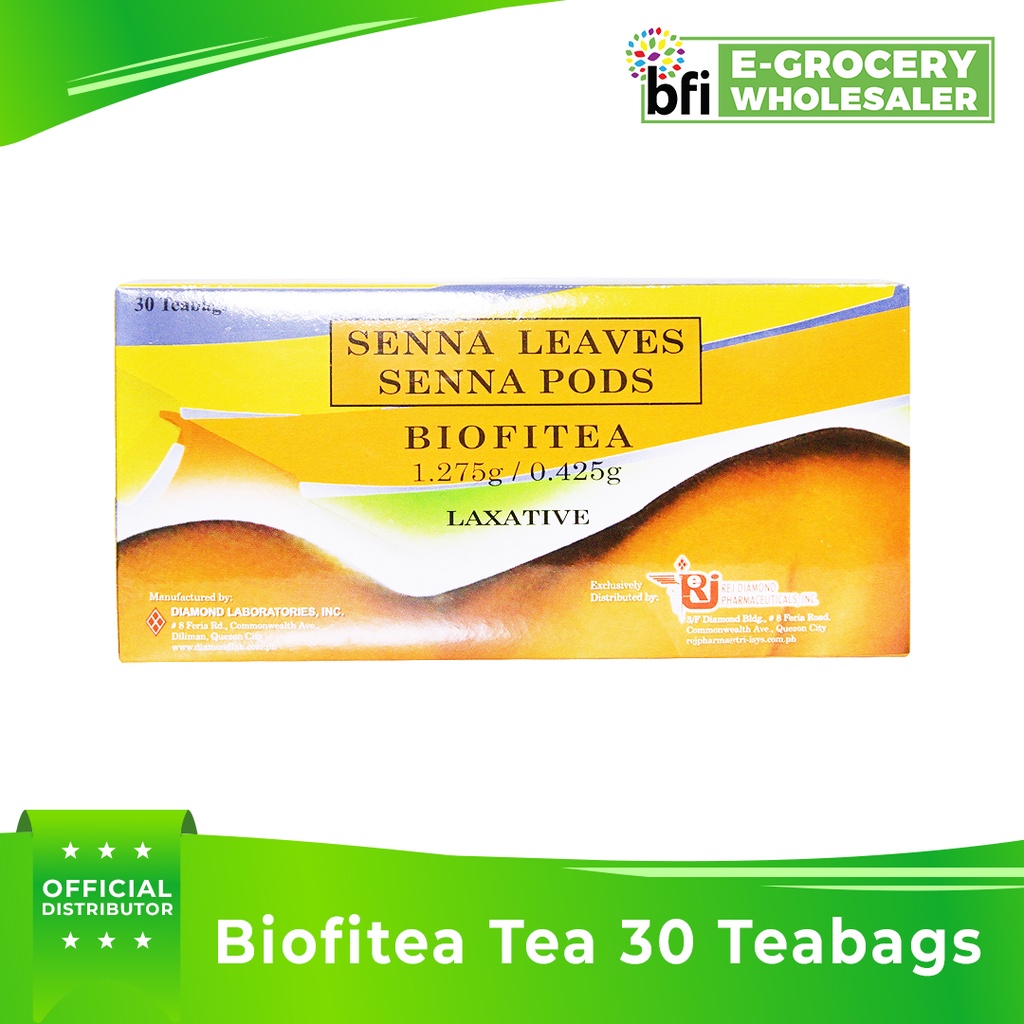 BFI Biofitea Herbal Laxative Tea 30 Teabags Shopee Philippines