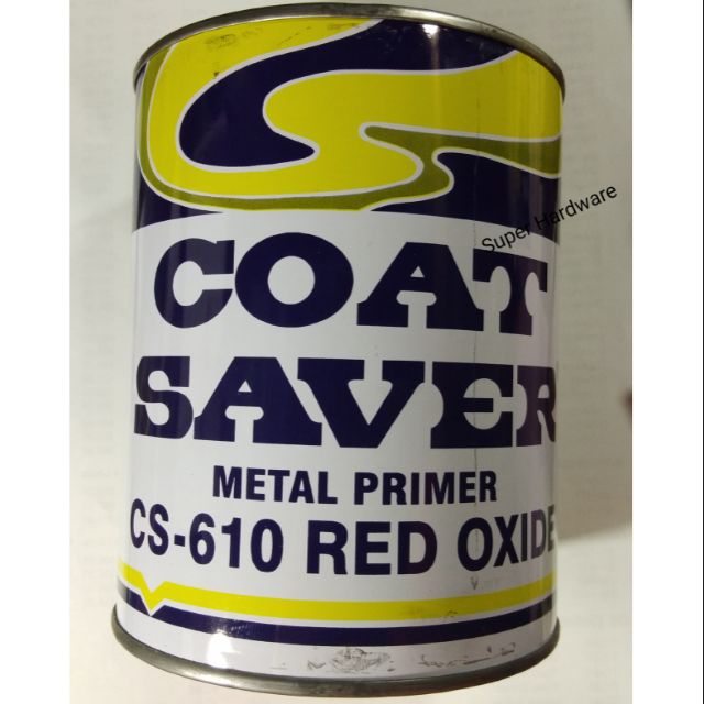Coat Saver Metal Primer Red Oxide 1 Liter (CodeCS610) Shopee Philippines
