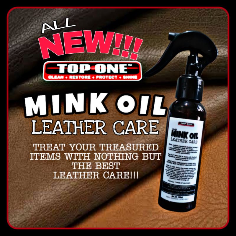Liquid Mink Oil "Leather Care" [100ml. Spray] Shopee Philippines