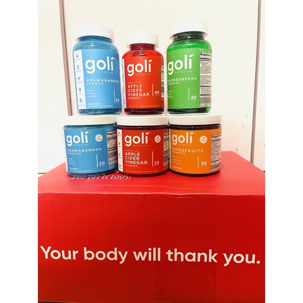 ORIGINAL GOLI Apple Cider Vinegar, Supergreens, Superfruits