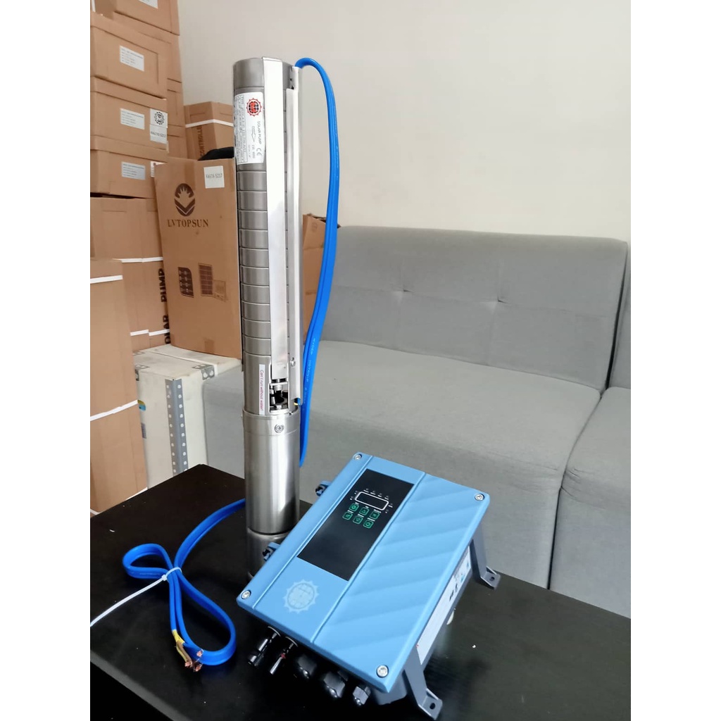 1HP MARASIGAN SOLAR SUBMERSIBLE WATER PUMP with CONTROLLER Shopee