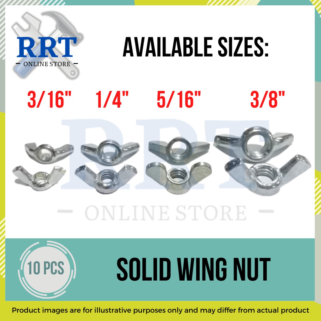 Solid Wing Nut Fit Screw Butterfly Shopee Philippines