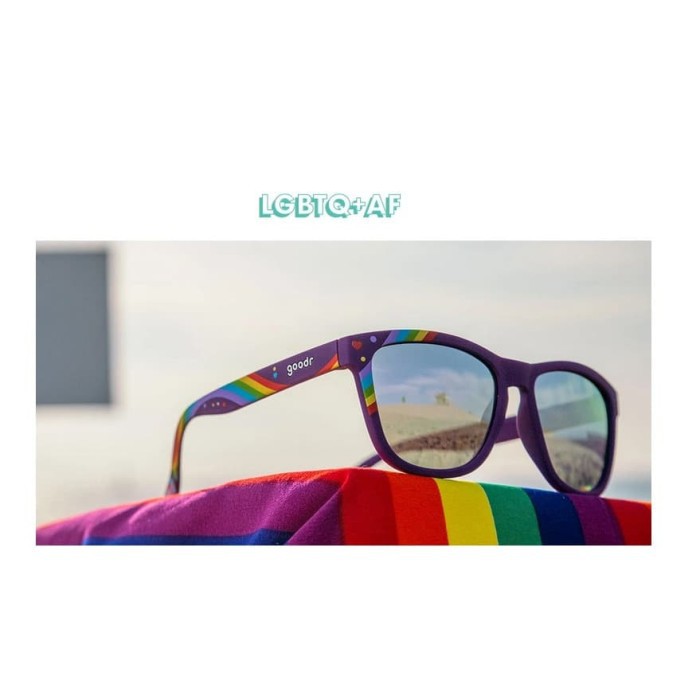 Goodr Running Sunglasses OG LGBTQ + AF Pride Limited Edition Shopee