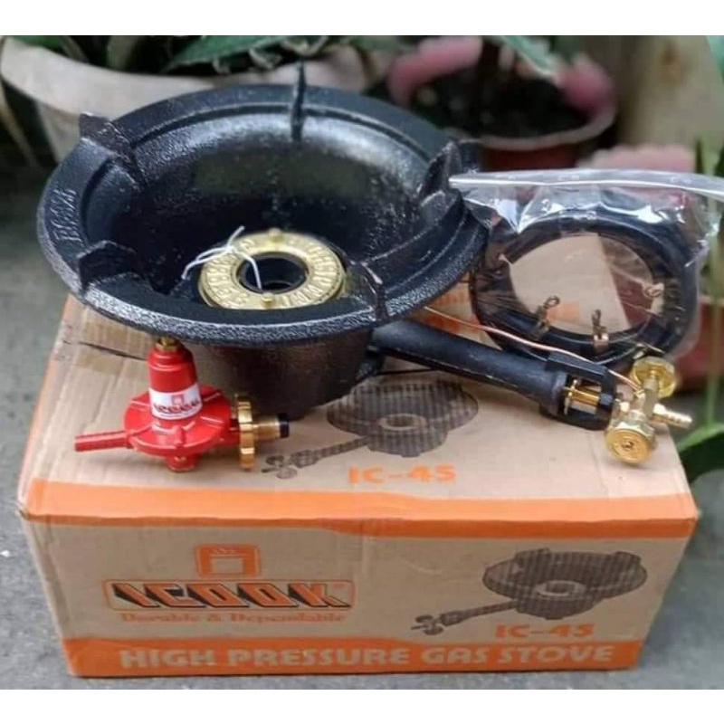 IC45 ICOOK HEAVY DUTY HIGH PRESSURE GAS STOVE( MANUAL) Shopee