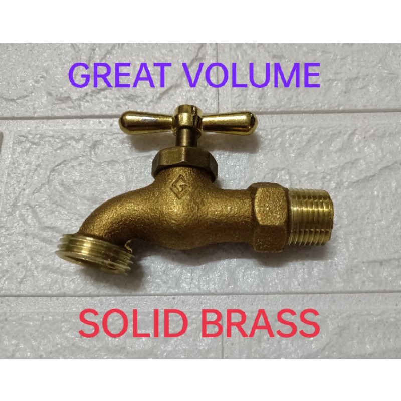 GREAT VOLUME FAUCET SOLID BRASS HB PB Shopee Philippines