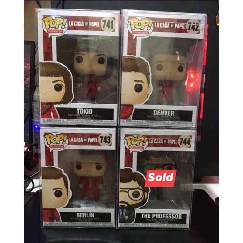 Money Heist Funko Pop Complete Cast Shopee Philippines