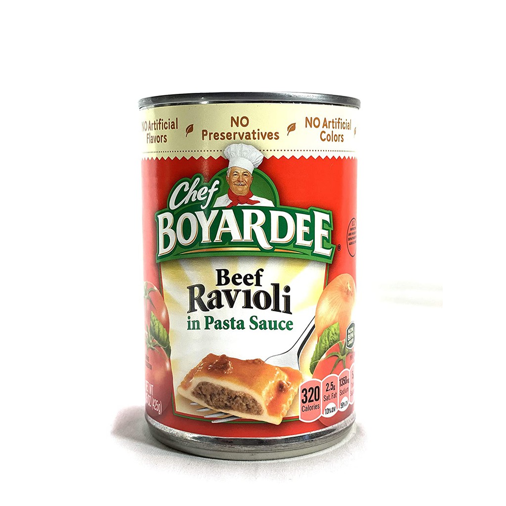 Chef Boyardee Beef Ravioli in Pasta Sauce 425g Shopee Philippines