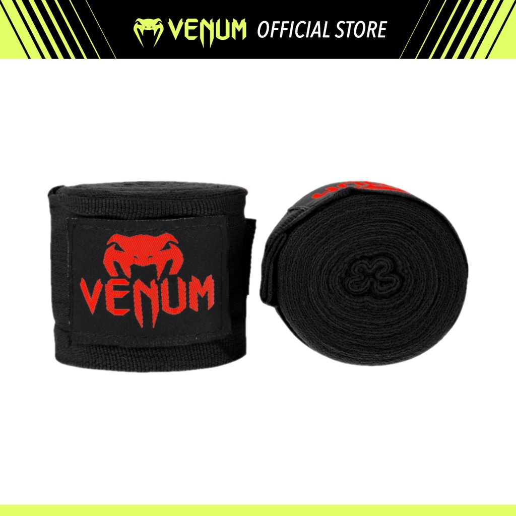 VENUM Kontact Hand Wraps BLACK/RED (4M) Shopee Philippines