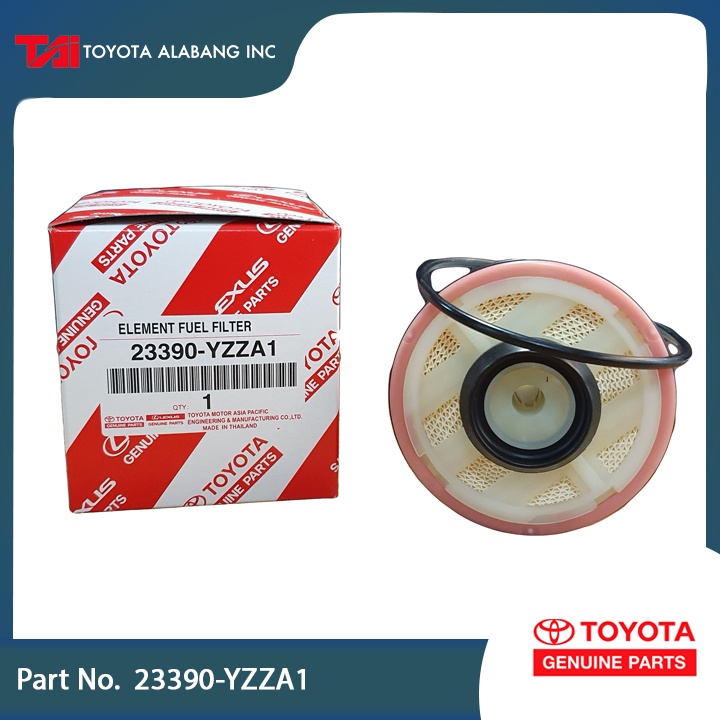 Toyota Genuine Fuel Filter Element (For Innova, Hiace, Hilux, Fortuner) (23390YZZA1) Shopee