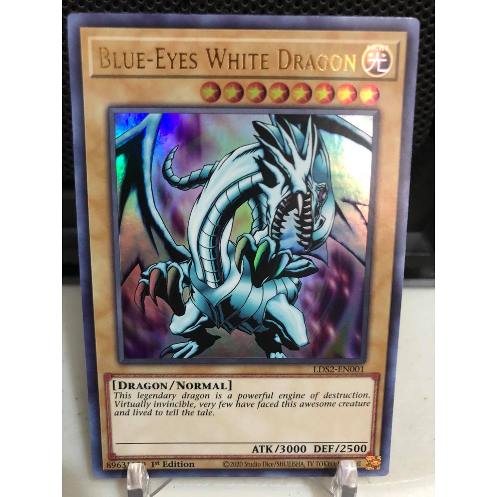 BlueEyes White Dragon LDS2EN001 Ultra Rare 1st Edition Shopee