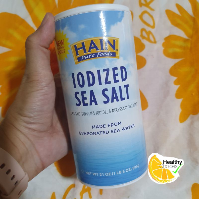 Hain Sea Salt Iodized 595g Shopee Philippines