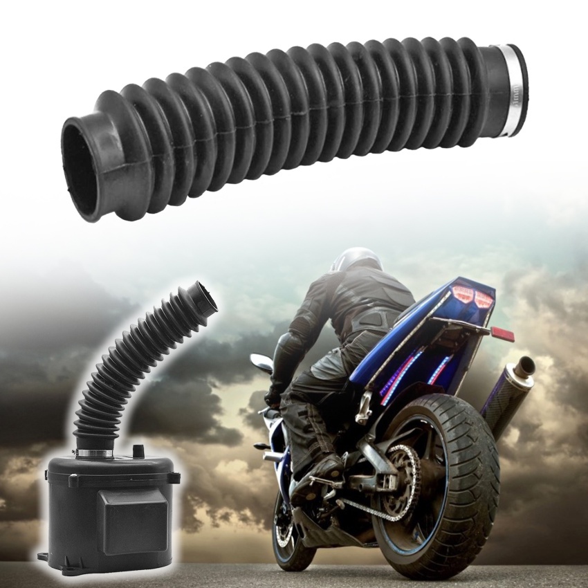 1 Pcs Black Motorcycle Air Filter Hose Tube Motorcycle Air Filters