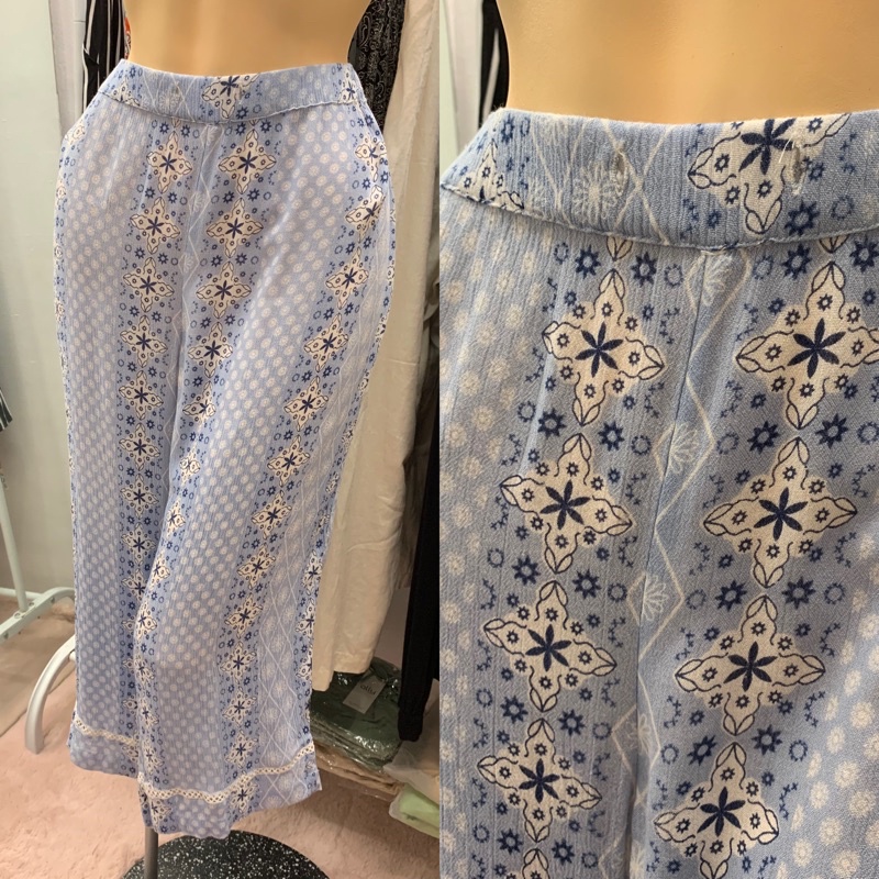 Debenhams Dubai Aussie Plus Size Wide Leg Boho Pants Shopee Philippines