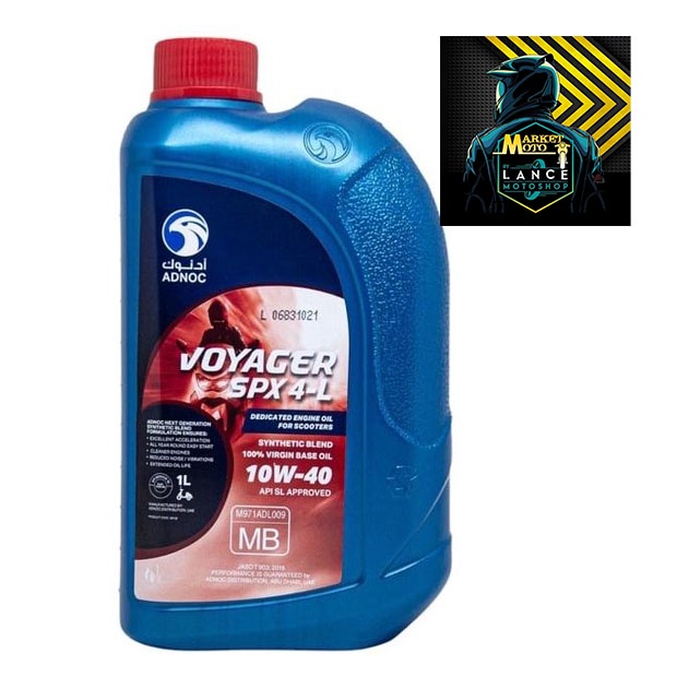 * ADNOC VOYAGER SPX4L 1L 10W40 Synthetic Blend 100 Virgin Base Oil