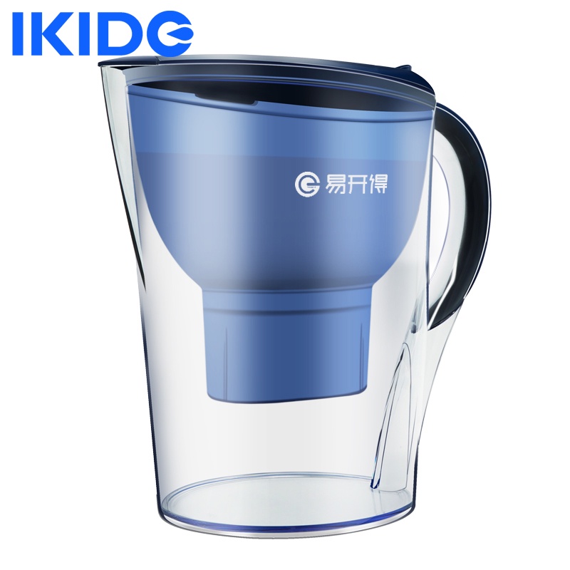 IKIDE Kitchen Water Filter Jug Activated Carbon Alkaline Filtration Net