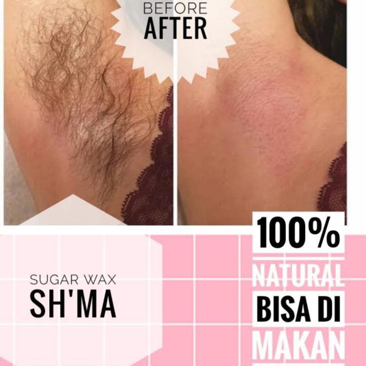 Shema SUGAR WAX (130Gr)+FREE VCO (AFTER WAX) Complete Package Of tan