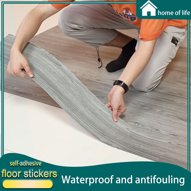 1pc 91X15cm Floor Sticker Self Adhesive Waterproof Floor Sticker Vinyl