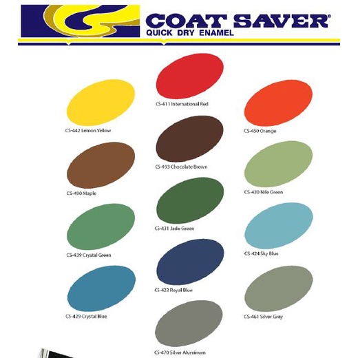 Coat Saver QDE Paints for Wood and Metal 1/4L (250ML) Shopee