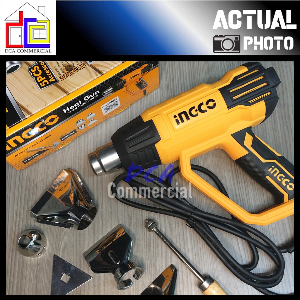 INGCO Heat Gun 2000w HG200028 Shopee Philippines