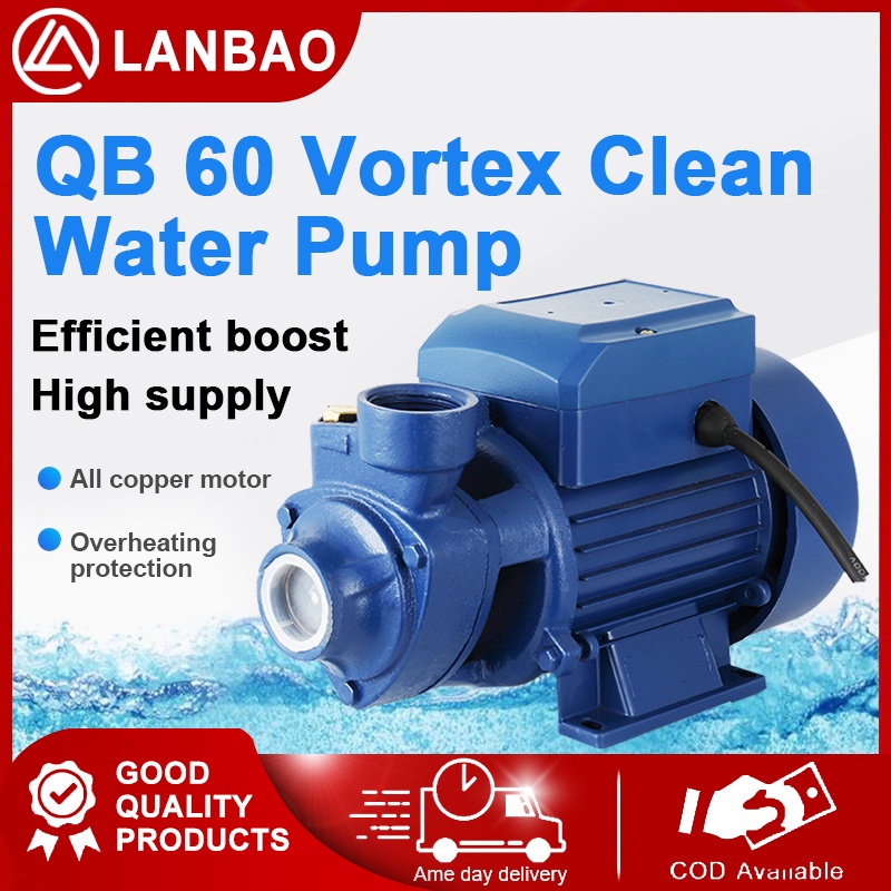 Electric Water Pump Booster Pump 0.5HP Heavy Duty Peripheral Jet