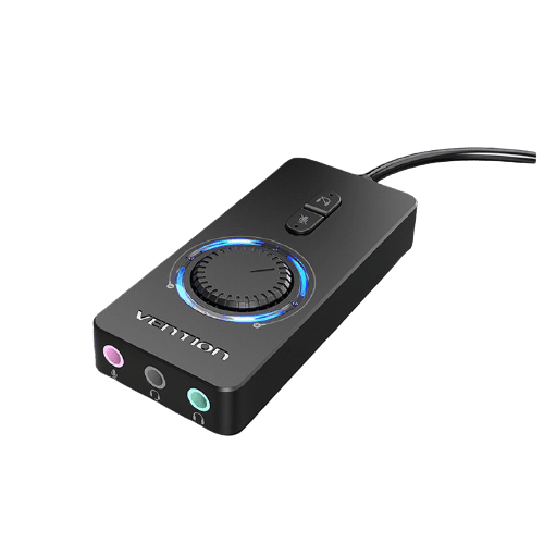Vention Sound Card Usb External Stereo Adapter With Volume Control For Laptop Speaker Shopee