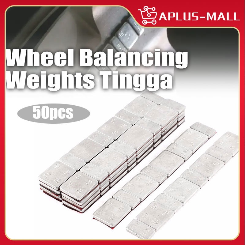50Pcs Balancing Wheel Weights Tingga Balance Tire Weight Stick On 5g*12