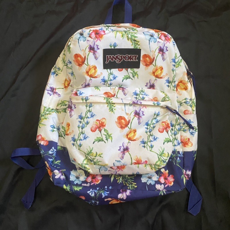 Original Jansport Preloved Bag Floral Jansport Flower Jansport Backpack