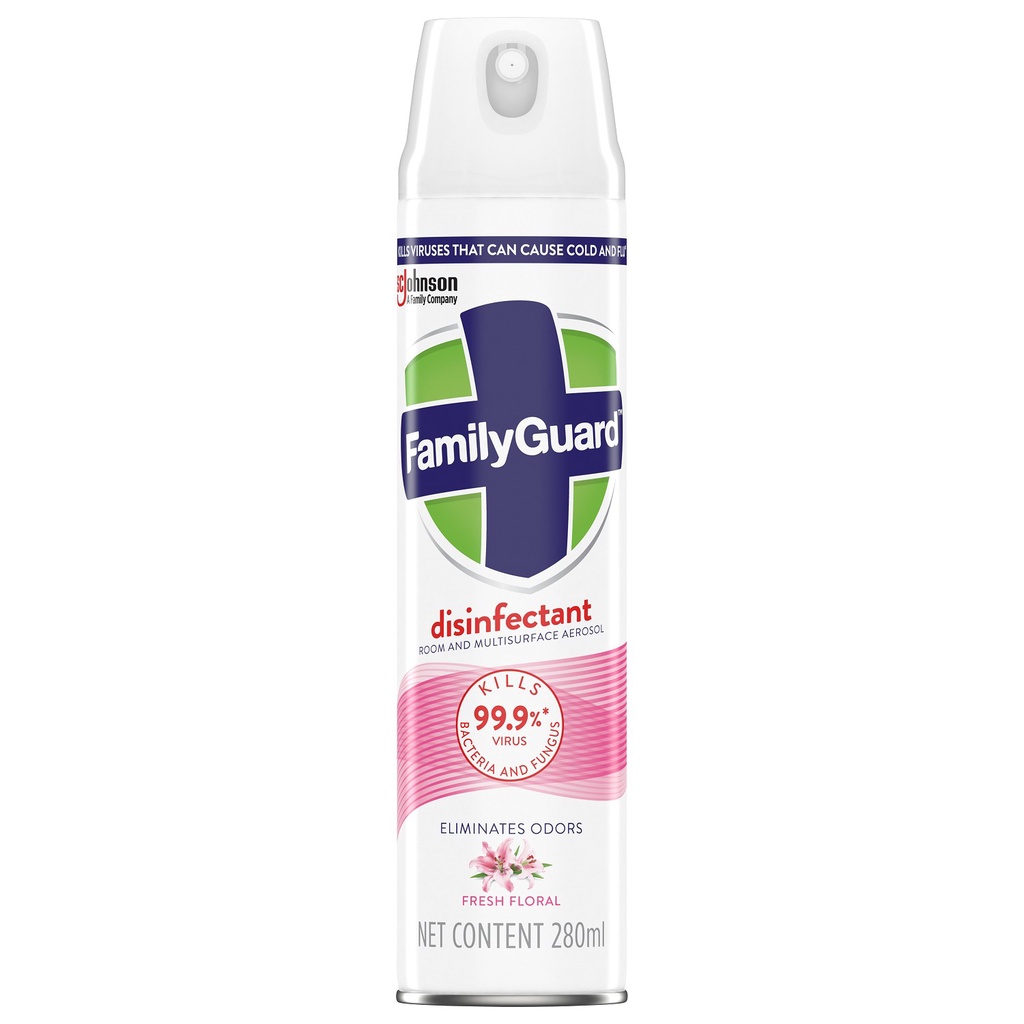 FAMILYGUARD Fresh Floral Disinfectant Room and Multisurface Aerosol