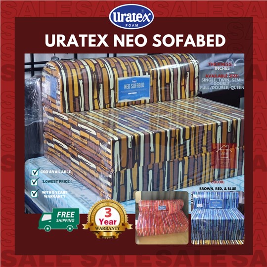 NEO SOFA BED URATEX 6 x 30 x 75 (Single) Shopee Philippines
