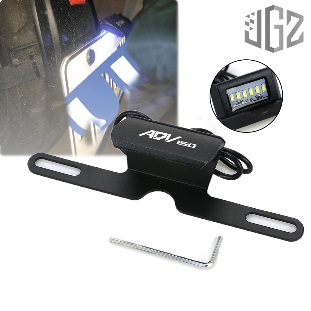 for HONDA ADV 150 Motorcycle Adjustable Folding Short Tail License