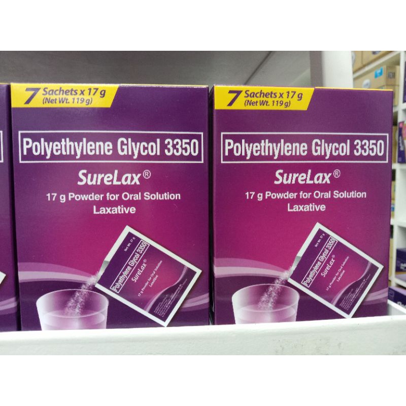 SureLax ® 17 g Powder for Oral Solution Laxative (1box 7sachet