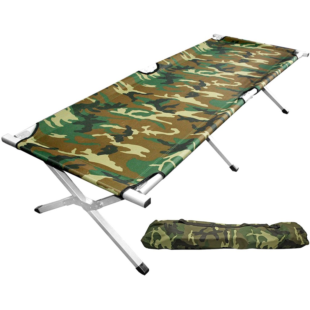 Folding Bed Heavy Duty Military Cot Bed Shopee Philippines