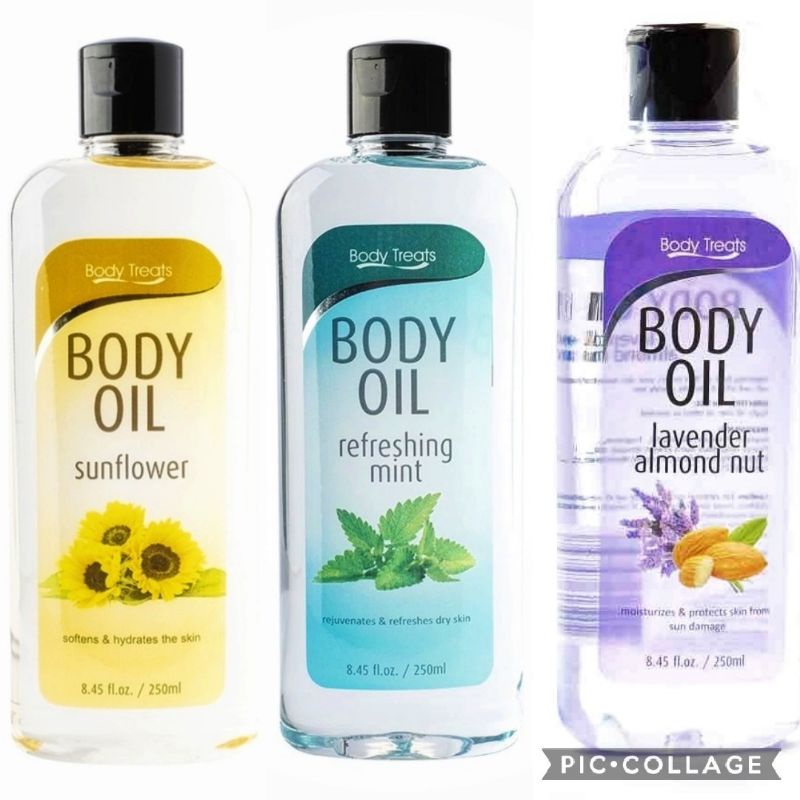 Body Treats Body Oil Sunflower 250ml Shopee Philippines
