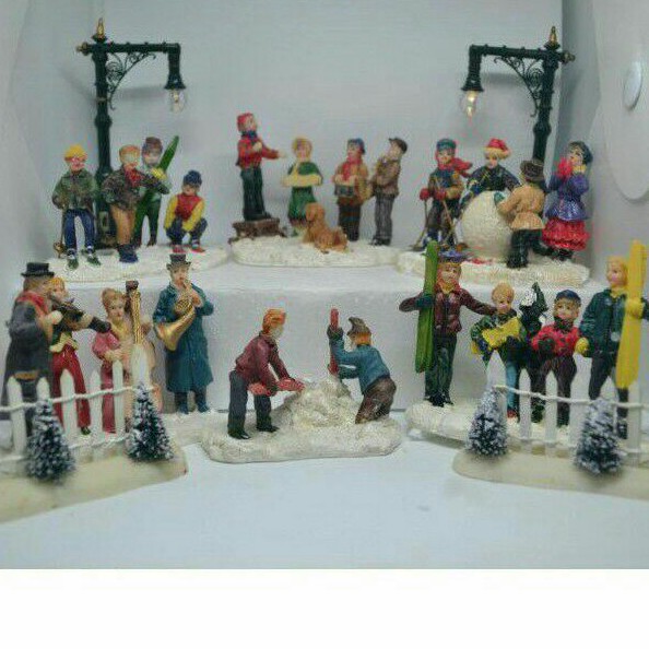 Christmas village accessories set 6 (7762) Shopee Philippines