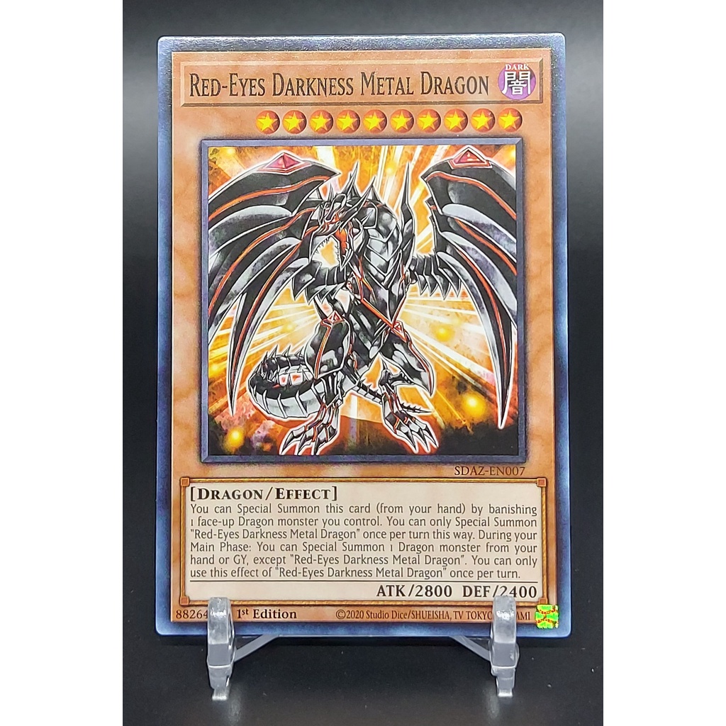 YuGiOh! TCG Singles RedEyes Darkness Metal Dragon SDAZEN007 Common