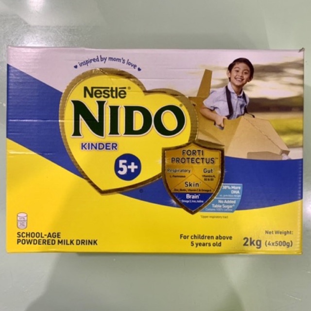 Nido 5+ plus Powdered Milk for children above 5 years old 2kg Nestle