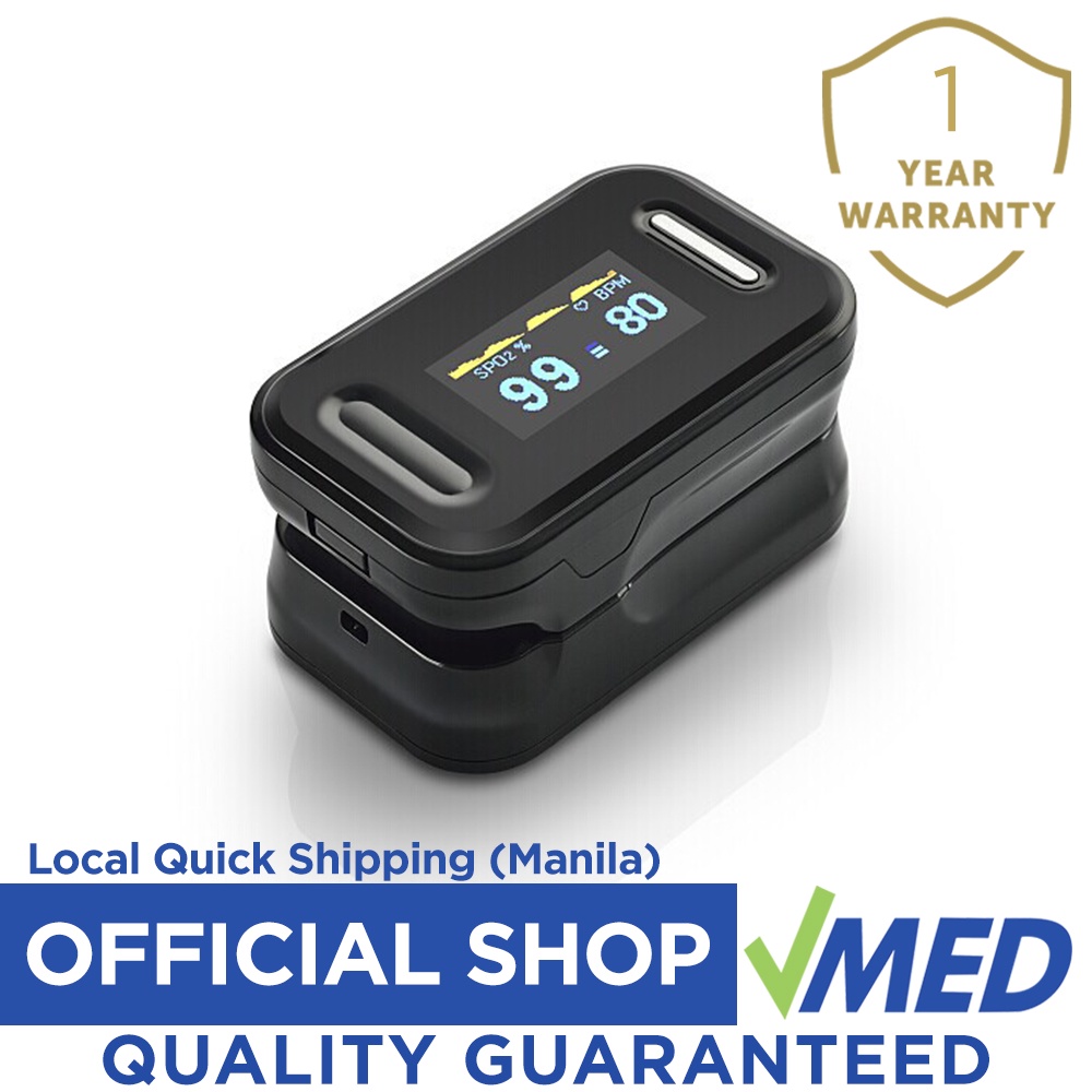 VMED Prohealthcare Pulse Oximeter W/ Warranty, and Battery Shopee