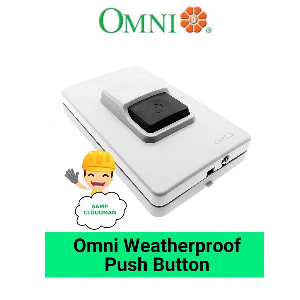 Omni Weatherproof Doorbell Push Button 1A 300V AC 3A 30V DC Shopee