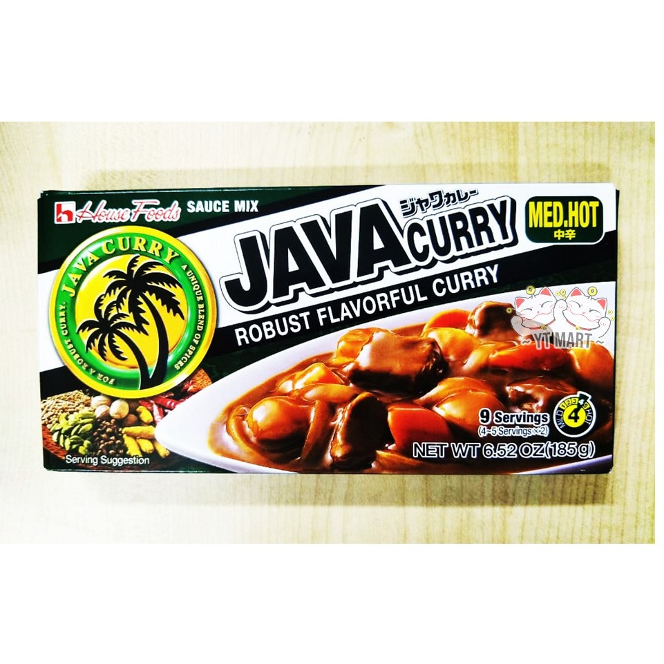 House Java Curry Sauce Mix 185g (Medium Hot Japanese Curry) Shopee