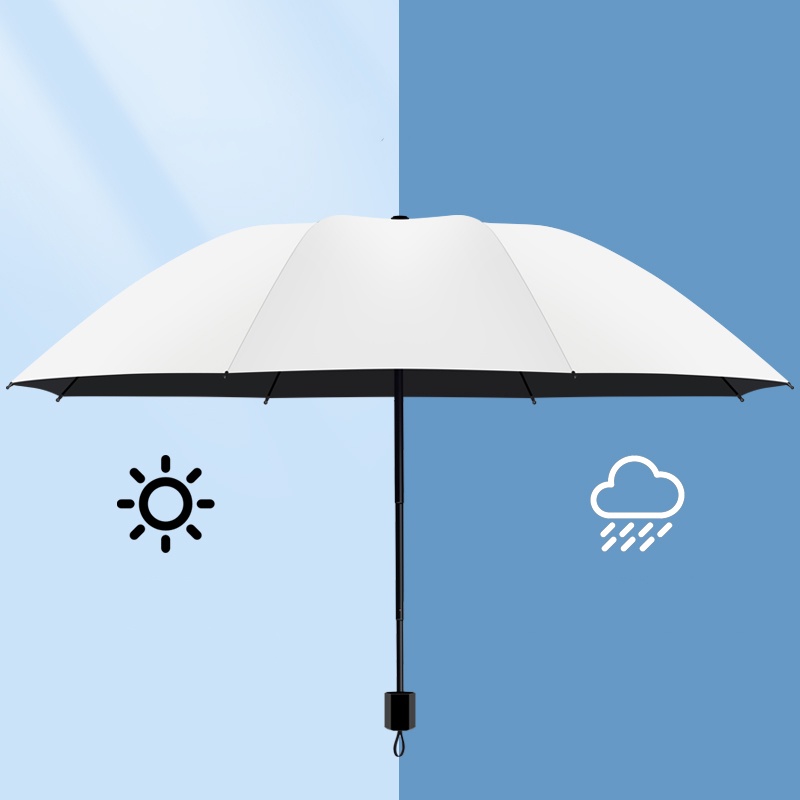 Umbrella UV Sunscreen Umbrella Folded Sun / Rain Umbrella(Hand open