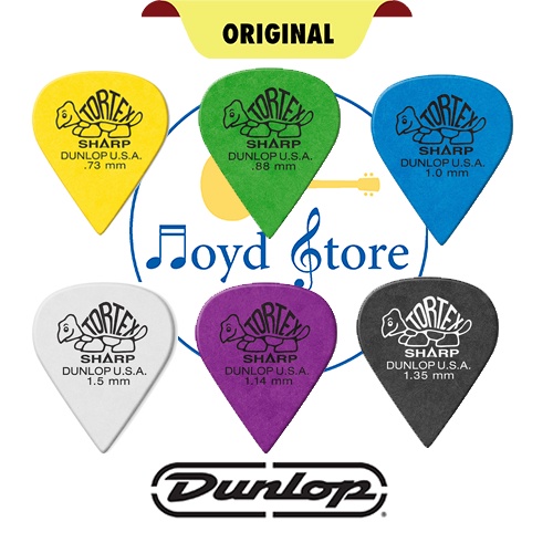 Original Dunlop Tortex Sharp Guitar Picks Shopee Philippines