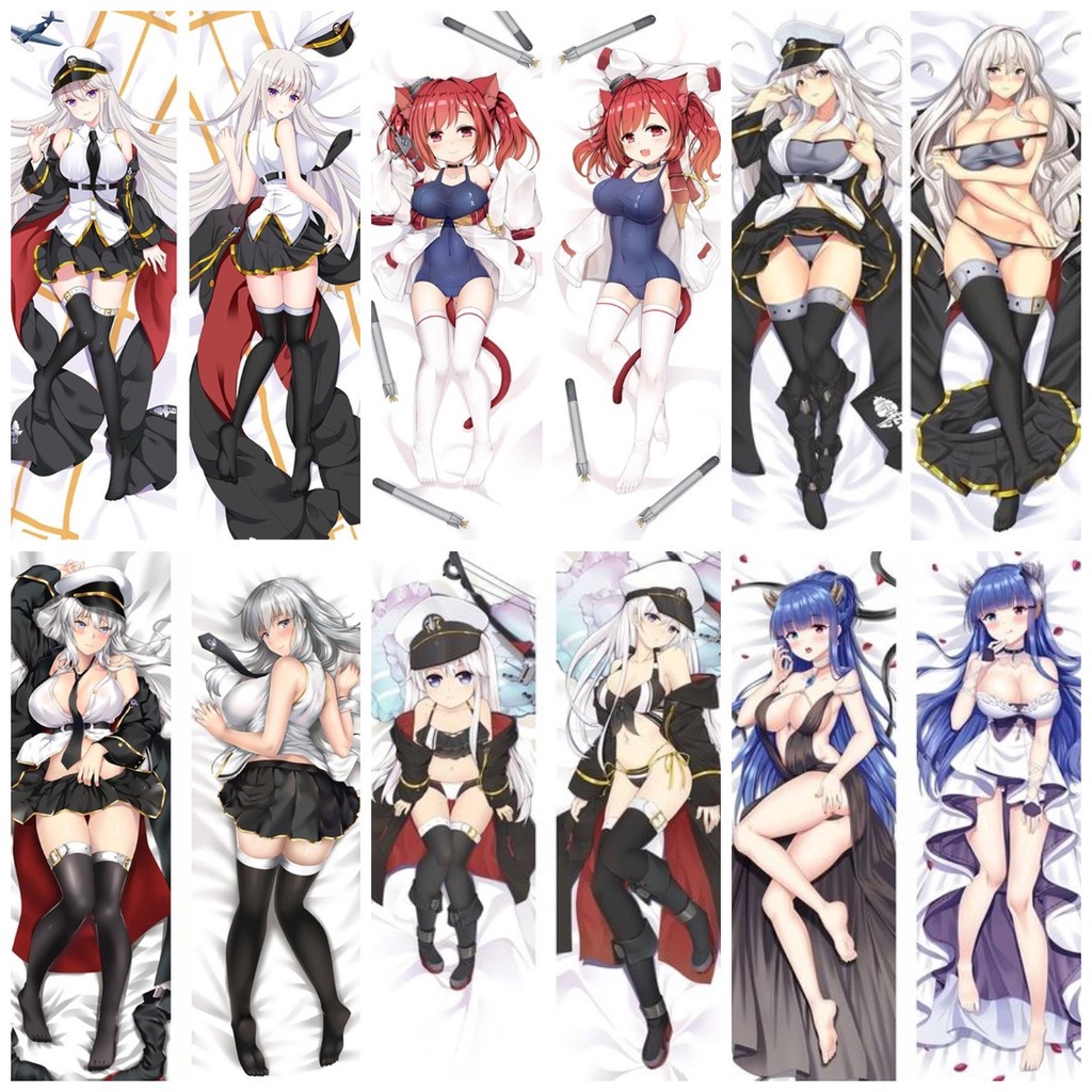 Anime Game Azur Lane IJN I19 Ibuki USS Enterprise Dakimakura Body Hug