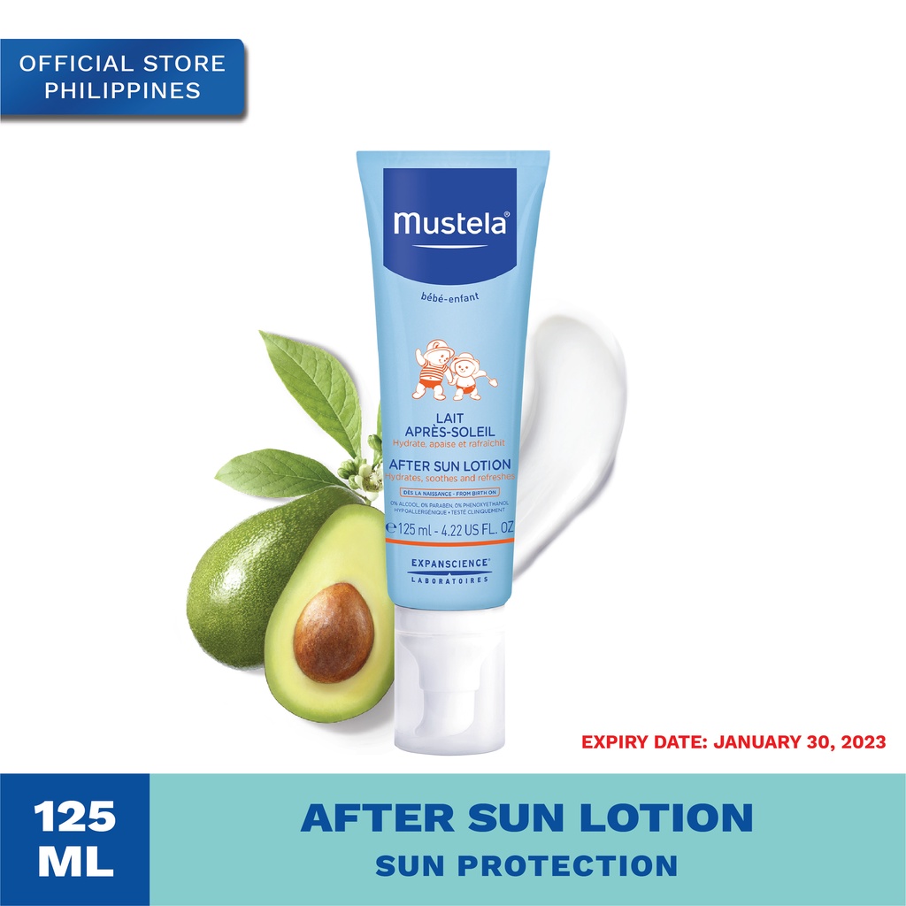 Mustela After Sun Lotion 125ml (Expiry Date January 30, 2023) Shopee