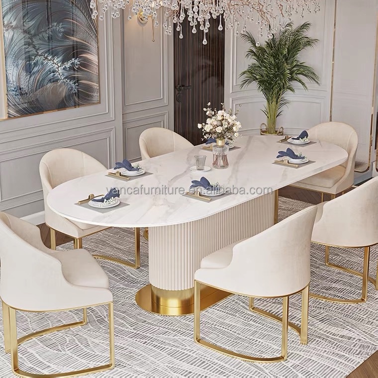 dinning table set dining room furniture italian designer luxury white
