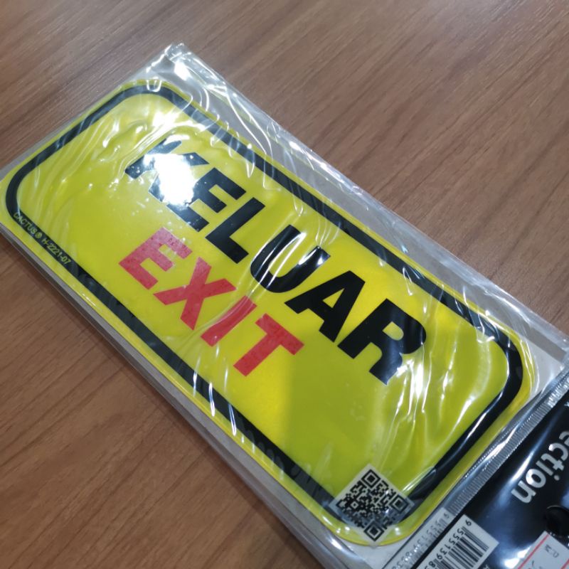 Fluorescent Keluar Exit Signage Shopee Philippines