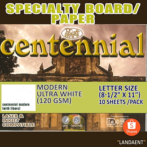 Centennial Specialty Board / Paper Shopee Philippines