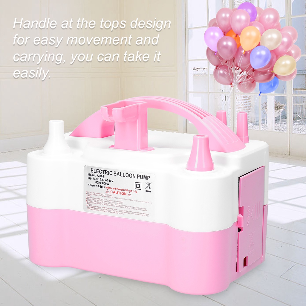 Helium Balloon Pump Bithday600W Electric Air Pump Balloon Air Pump