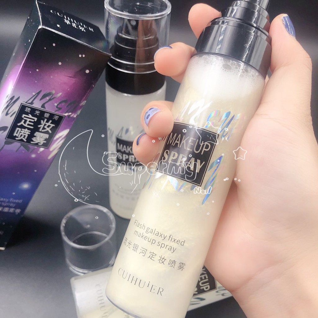 Star Galaxy MakeUp Spray Lasting setting Moisturizing Hydrating Oil