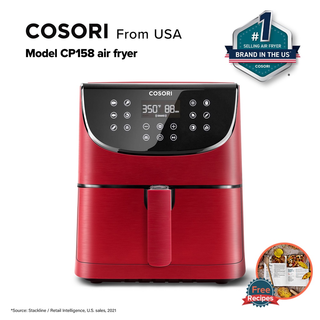 Cosori 5.5L (5.8 Quart) Pro Air Fryer CP158AF (Red) Shopee Philippines