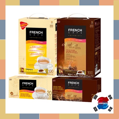 [Namyang] French Cafe 20T/50T/100T/210T Korean Mix Coffee Original / Arabica Gold / Sweet Black